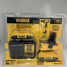 DEWALT 20V MAX Battery Adapter Kit for 18V Tools DCA2203C (2)-2Ah Batteries New