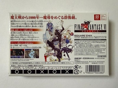 GBA Final Fantasy 6 VI Advance Nintendo GameBoy RPG Game Boy Japan