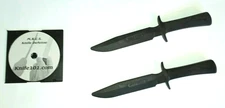 Training Knife Defense Cold Steel Trainer Knives Military Rubber Bowie Weapons
