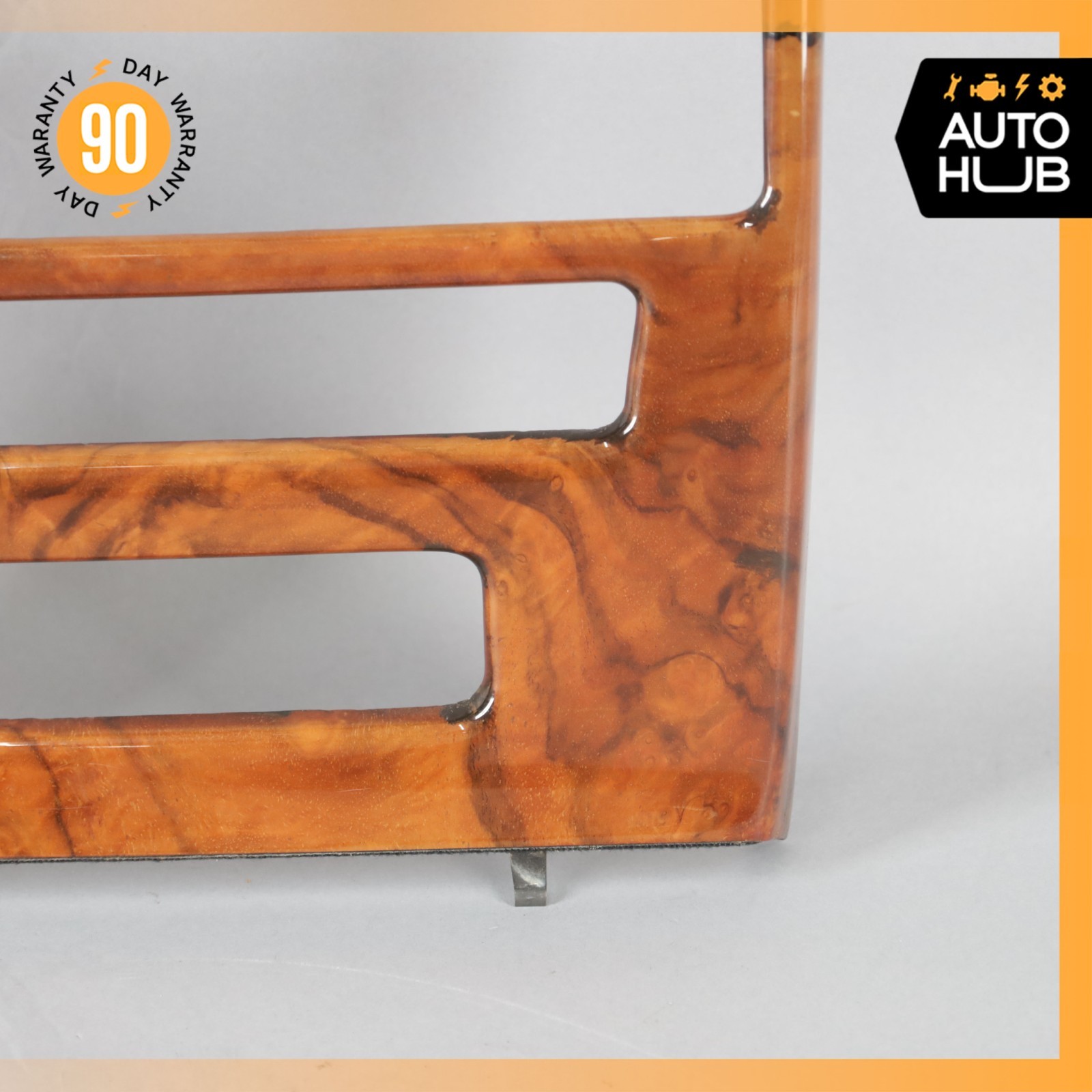 99-02 Rolls Royce Silver Seraph Center Console Climate Trim Panel Wood OEM