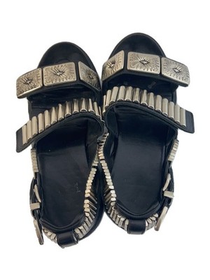TOGA PULLA Metal Sneaker Sandals, Size 37, Black, AJ664 | eBay