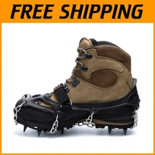 Versatile Ice Cleat Traction System with Carry Bag for Winter Trail Adventures