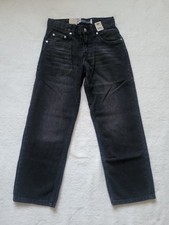 LEVI'S SILVERTAB NWT Boy's Black Denim Jeans Size 10 Reg W25 L26