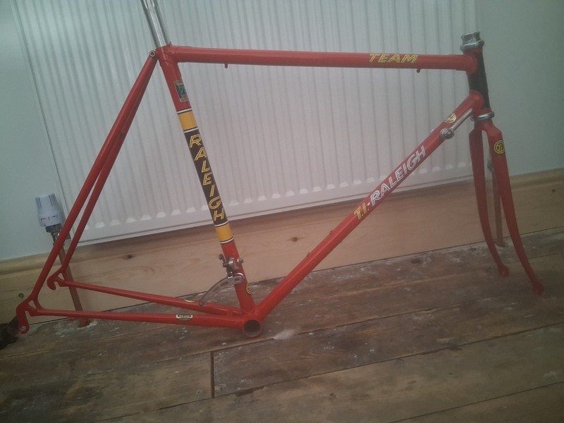 Raleigh Ti SBDU 753 frame and forks