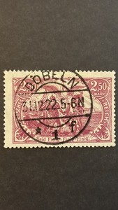 Germany -  2.50 Mark - New Years Eve - 31.12.22 Dobeln Cancel - Nice !!