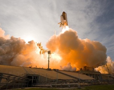 Liftoff of Space Shuttle Endeavour 11''x14'' Photograph Print 11x14