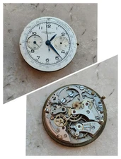 50s LANDERON 48 CHRONOGRAPH VINTAGE WATCH MOVEMENT MOVEMENT WATCHES BALANCE OK