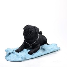 Home Pug Figurine My Dog, Black