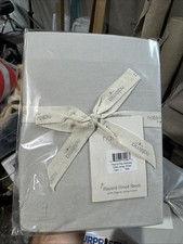 Natemia Playard Fitted Sheet - Organic Jersey Cotton - Grey