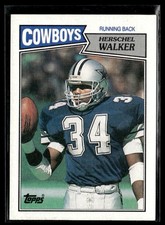 1987 Topps Herschel Walker #264 NM Rookie Card RC. rookie card picture