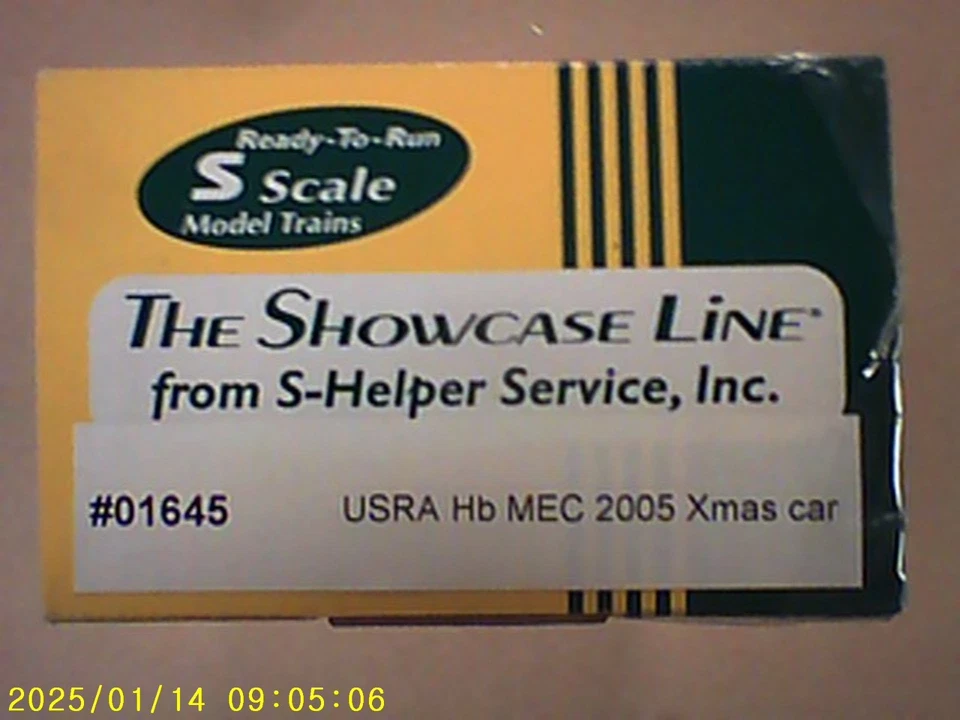 S Helper Service Showcase Line 01645 USRA  2005 Christmas MEC Hopper w/load - Image 2 of 3