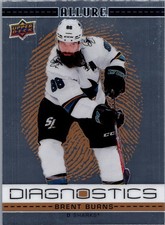 2020-21 Upper Deck Allure - Diagnostics Brent Burns #D-1 - Sharks