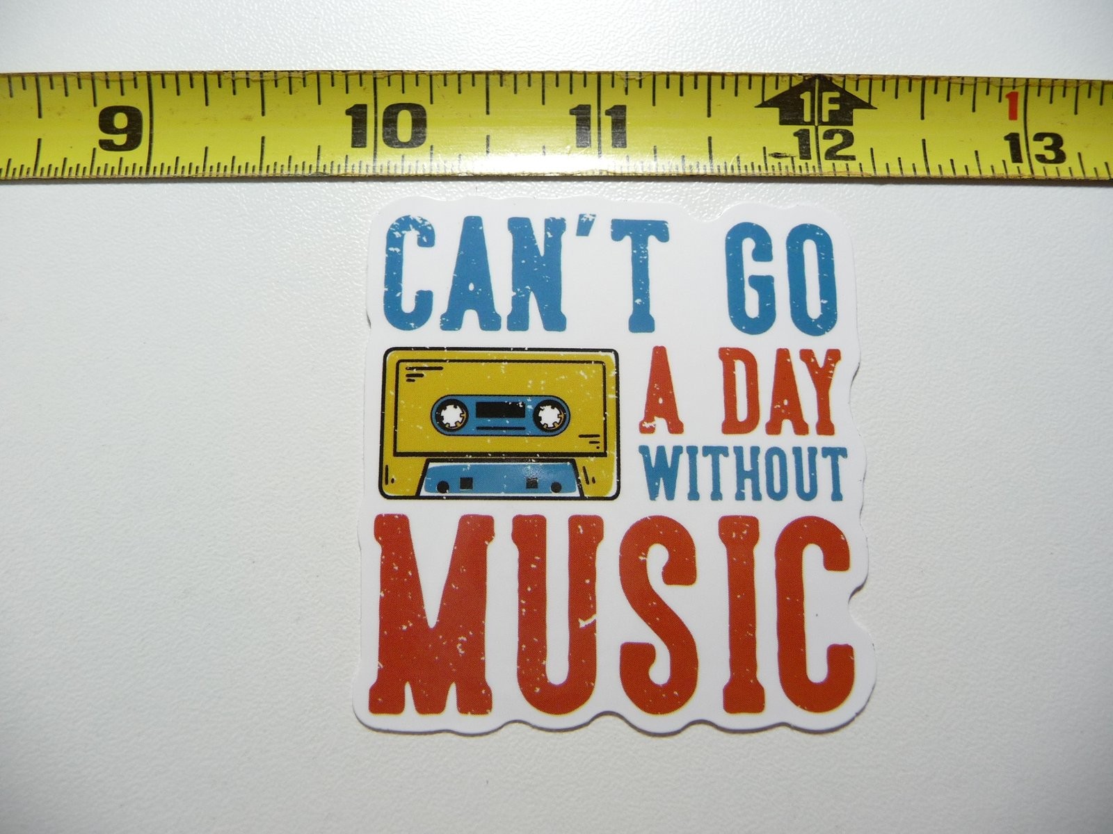 Music Lover Cassette Decal Sticker for Band Fans