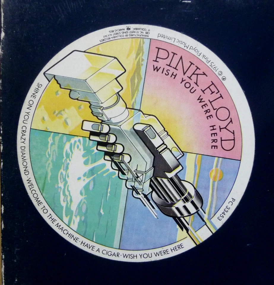 PINK FLOYD Wish You Were Here ORIGINAL LP SEALED with Hype/Shrink 1975 PC 33453 - Image 2 of 3