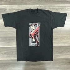 Vintage 16 Volt Shirt Mens Large Anime Tee Hookups Band Retro Girl Single Stitch