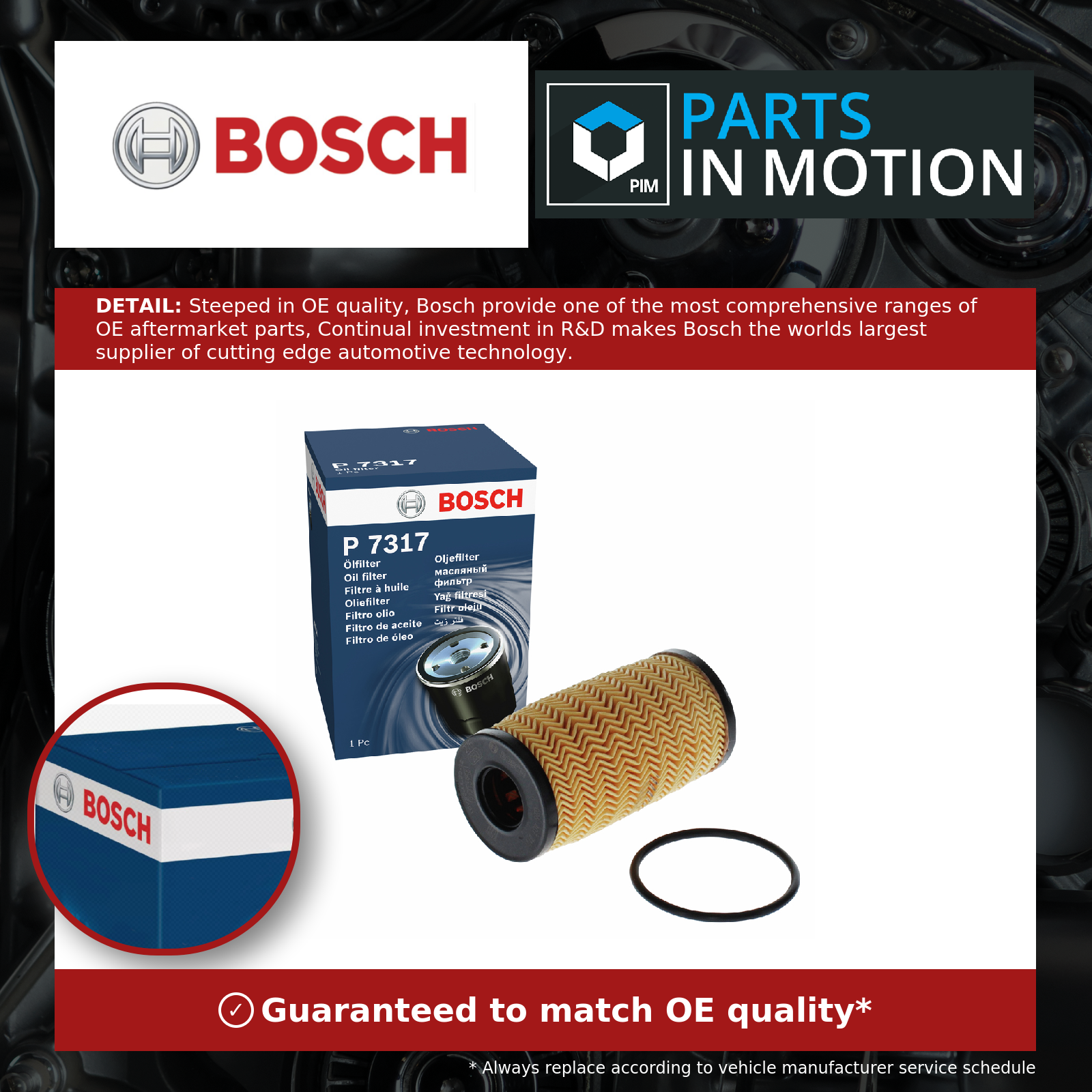 For Nissan - NV300 (X82) 2.0D 2019-2021 1520800Q2A Oil Filter Bosch - Image 11