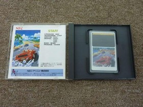 Nec Outrun PC Engine game arcade-style driving fast-paced racing