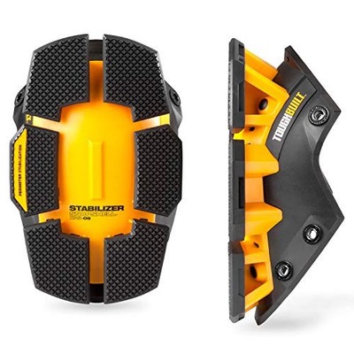 TOUGHBUILT STABILIZER SNAPSHELL REPLACEMENT KNEE PADS, SHELL ONLY - BLACK/YELLOW