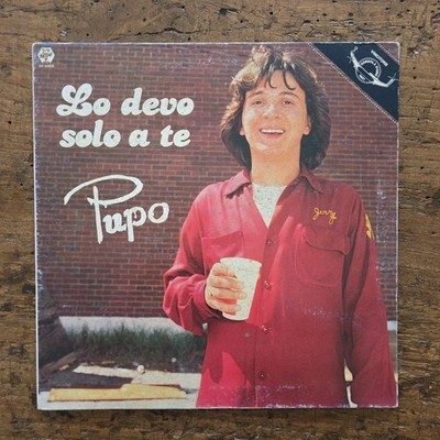 LP Pupo - Lo Devo Solo A Te BR 56026 1981 Musica Italiana Vinile 