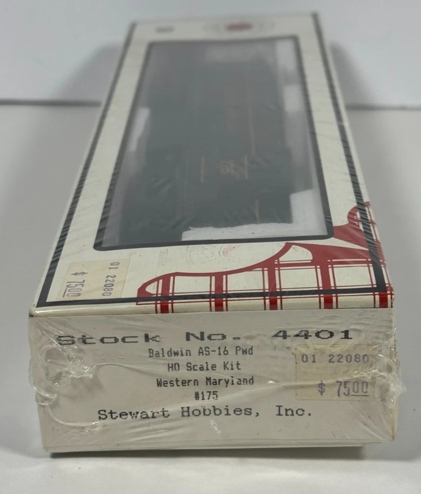 Stewart Hobbies Baldwin HO AS-16 запас #4401 Western Maryland Rd #175 - запечатанный - Изображение 3 из 4
