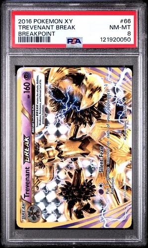 PSA 8 Trevenant BREAK 66/108 – 2016 Pokémon XY Evolutions