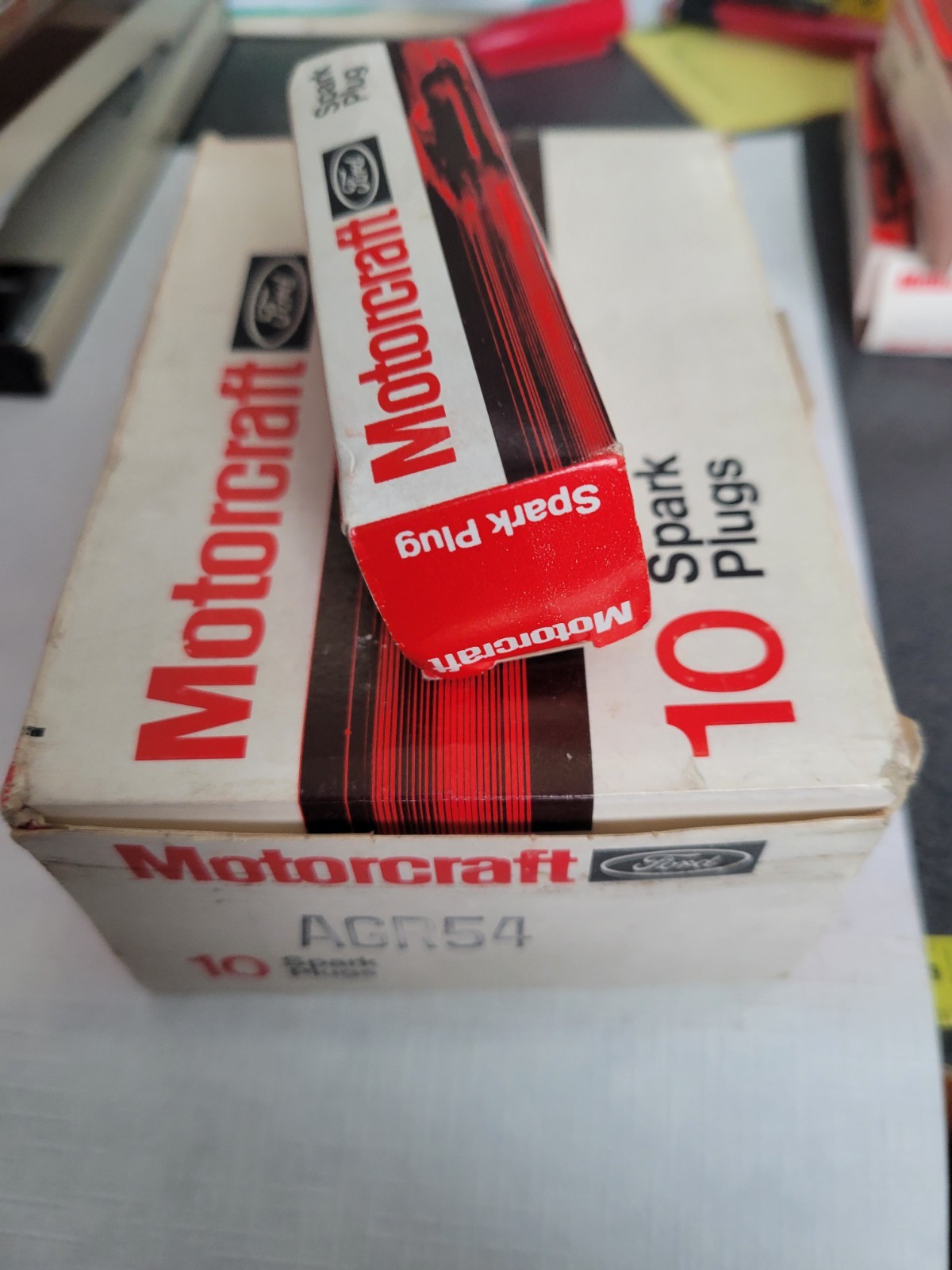 Motorcraft spark plug AGR54 10 each, AGSP54