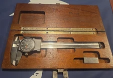 Brown & Sharpe 599-579-5 Dial Caliper (Black Face), Swiss Made