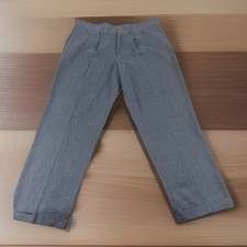 Dockers Premium Gray Pleated Relaxed Fit Dress Pants 38x32 Polyester