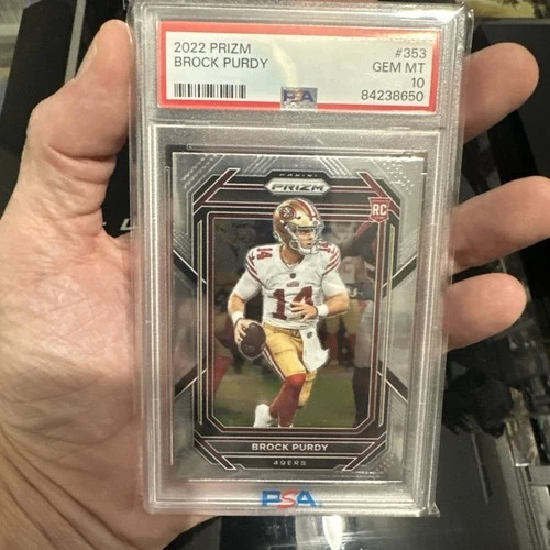 2022 Panini Prizm Brock Purdy RC #353 PSA 10 Gem Mint 49ers