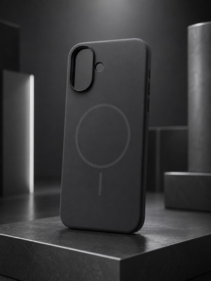 iPhone 16 Silicone MagSafe Case Soft Touch Shockproof Protective Cover   Grey