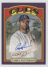 2022 Topps Archives 1972 Fan Favorites Purple 147/150 Corey Patterson Auto b5f
