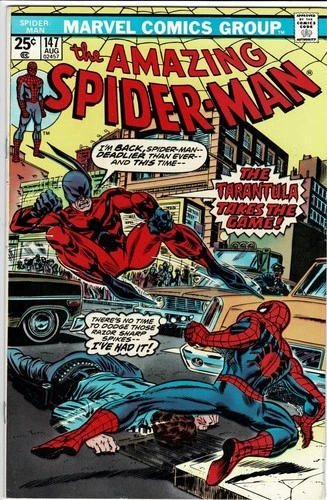 Amazing Spider-man #147, VF- 7.5, Clone Story, Tarantula; Marvel Value Stamp