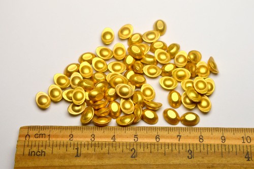 18K GOLD FILLED SMALL INGOTS BARS LOT SCRAP MELT LOT 44,5g - Picture 6 of 7