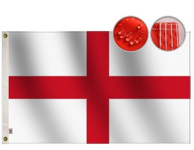 Premium Heavy Duty England Flag - 150x90cm Oxford Nylon 210D English Flag | Q...