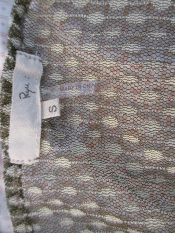 Top para mujer Anthropologie RYU talla S multicolor cuello redondo ganchillo encaje Foto 3 de 4