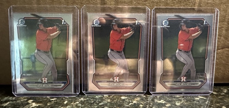 2026 Bowman Chrome 1st Jase Mitchell 3x Houston Astros 