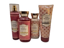 Bath Body Works Pink Matcha Latte Lotion, Body Wash, Cream Fragrance Mist
