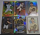 Topps Paul Skenes RC Card Lot Of 6 Bowman  Chrome Sepia, Refractor, Inserts...