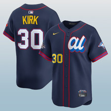 Men's American League #30 Alejandro Kirk Navy 2025 All-Star Game Jersey Stitched