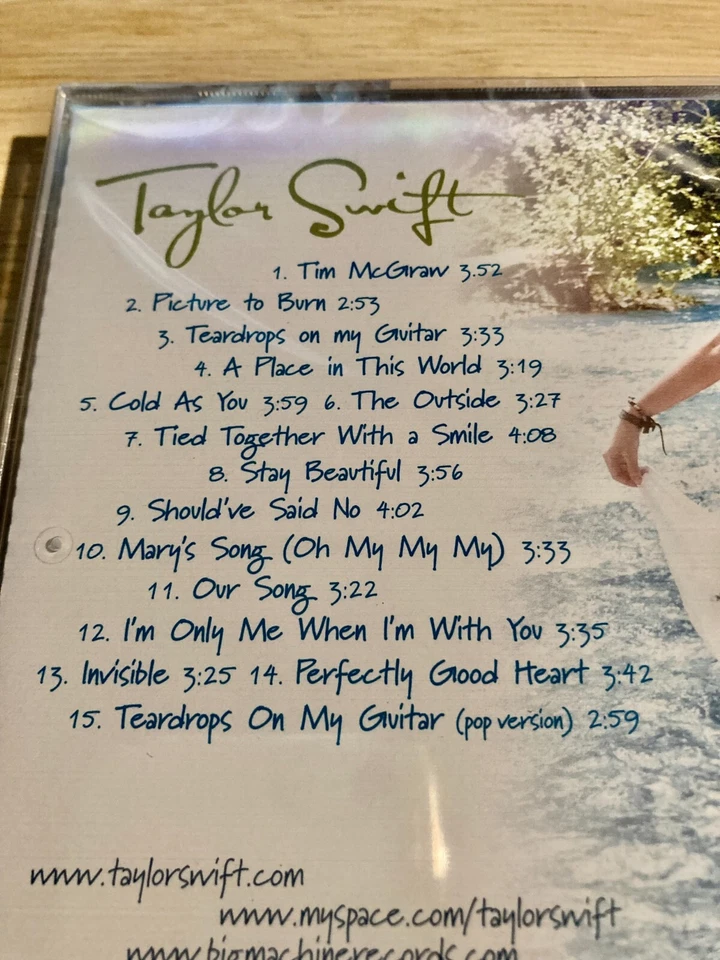 Taylor Swift - Self Titled Debut 2009 - NEW CD (sealed) - Image 3 of 4