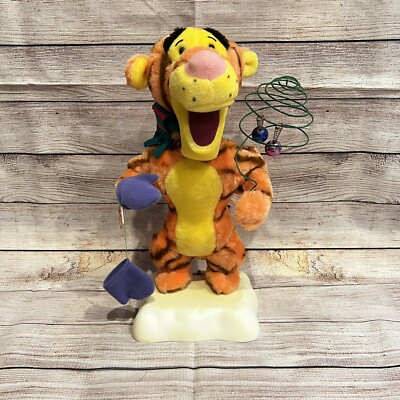 Telco Disney Tigger Motionette Christmas Animated Winnie The Pooh Figure 1998
