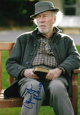Christopher Plummer autograph signed 20x30 cm picture 