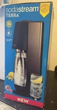 SodaStream Terra Sparkling Water/Soda Maker Black NEW IN BOX