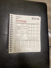 Thomson Reuters 2020 1040 Quickfinder Handbook For 2020 Tax Year