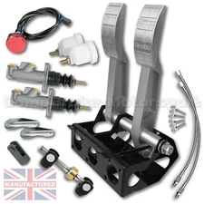 UNIVERSAL ALI REAR CYLINDER FACING FLOOR MOUNTED CABLE CLUTCH PEDAL BOX - KIT B
