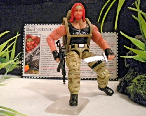 GI JOE ~ 2008 OUTBACK  ~ ONLINE EXCLUSIVE DTC ~ 100% & CARD ~ SIM 1987