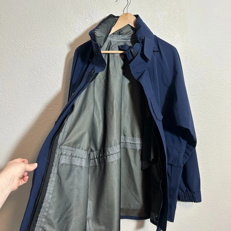 VTG Propper GoreTex Foul Weather Jacket Coat Mens M Long USA Navy Coast Guard - Image 4 of 4