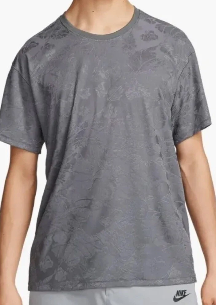 Nike Sz S Sportswear Tech Pack Men's Fashion T-Shirt DQ4300-068 Dark Grey $80