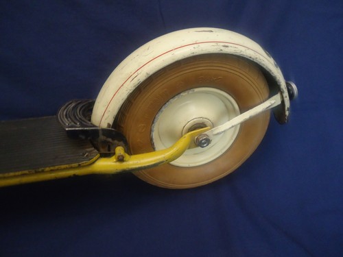 Antique Unique Rare Germany DOBLINA Kick Scooter 1960 - Original Kinderroller - Picture 4 of 12