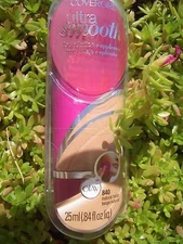 COVERGIRL ULTRA SMOOTH FOUNDATION MINIMIZES FLAWS FACIAL HAIR #840 NATURAL BEIGE